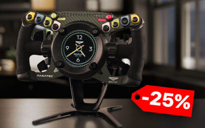 Fanatec Bentley GT3 steering wheel at 25% off, only until July 18
