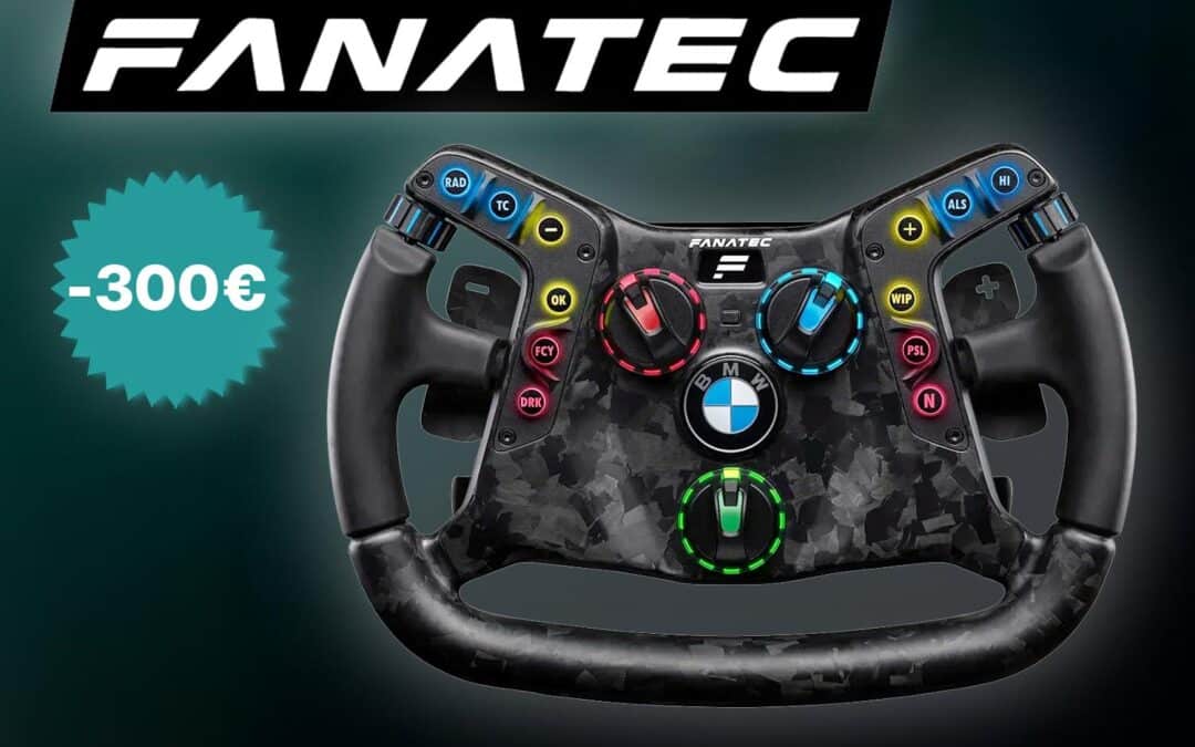 Fanatec Podium BMW M4 GT3: €300 off this legendary steering wheel, limited offer!