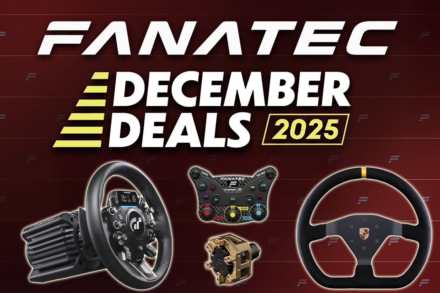 Fanatec December Deals sim Racing