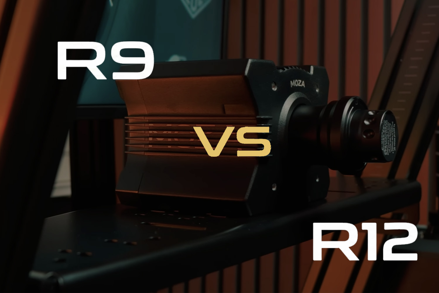 Moza R9 VS R12 Wheelbase Sim racing
