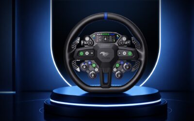 MOZA Ford Mustang GTD steering wheel available for €449, and the MA3F sidestick